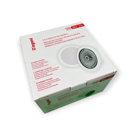 ON-Q 500 Series 6.5" in-Ceiling Speaker White (MS05IC-V1) - Picture 1 of 8